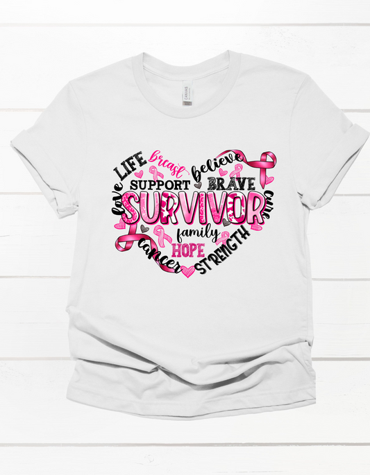 Survivor Heart Tee